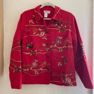 ColdWater Creek Women's Red Jacket